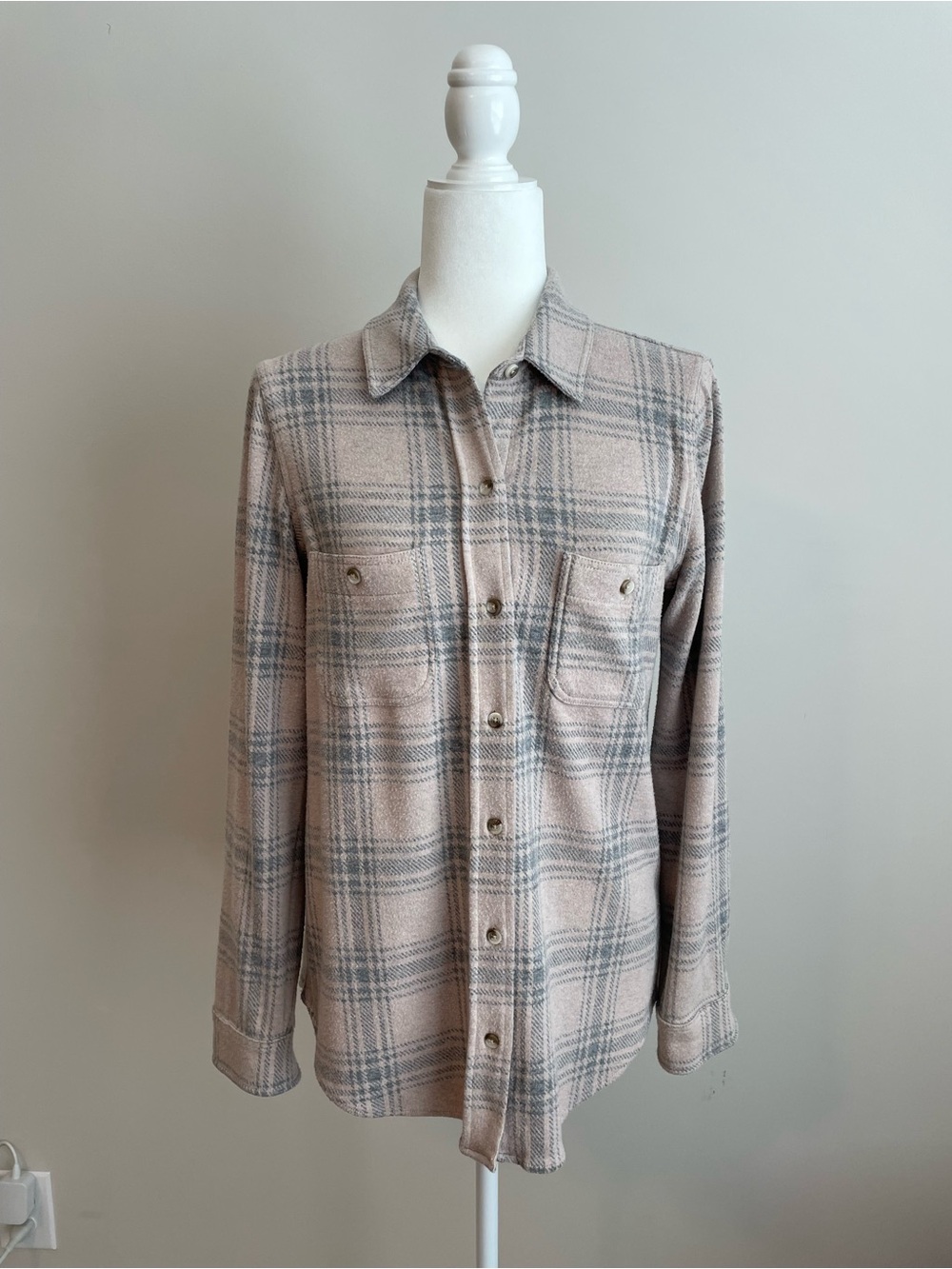 Faherty Legend Button-Up Sweater Shirt, Briarwood Rose Plaid